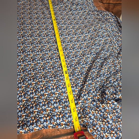 Shaquille O'Neal Floral Button-Up Shirt Big & Tall Size XLG 19 34/35 2153R - Picture 6 of 9